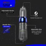 Kit de stylo de tatouage professionnel réglable, rotatif, avec pédale, pour maquillage permanent – Image 3