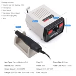 Ponceuse à ongles électrique 65W, 35'000 tr/min, pour manucure et pédicure, lime à ongles professionnelle – Image 10