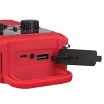 Radio portable d'urgence FM, AM, NOAA, SOS à LED, éclairage à manivelle, pour camping – Image 8