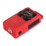 Radio portable d'urgence FM, AM, NOAA, SOS à LED, éclairage à manivelle, pour camping – Image 7