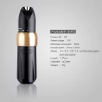 Kit de stylo de tatouage professionnel réglable, rotatif, avec pédale, pour maquillage permanent – Image 2