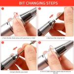 Ponceuse à ongles professionnelle 36W, 30'000 tr/min, portable, charge sans fil, manucure et pédicure – Image 5