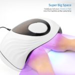 Lampe sèche ongles à capteur infrarouge UV, 84W, 42LED, séchage UV