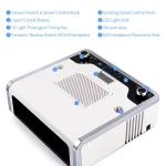 Ponceuse à ongles électrique 3 en 1 pour Nail Art, 30'000 tr/min, aspiration poussière des ongles, machine de séchage – Image 5