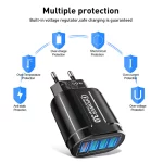 Chargeur rapide 48W multi, QC 3.0, 4 ports USB – Image 8