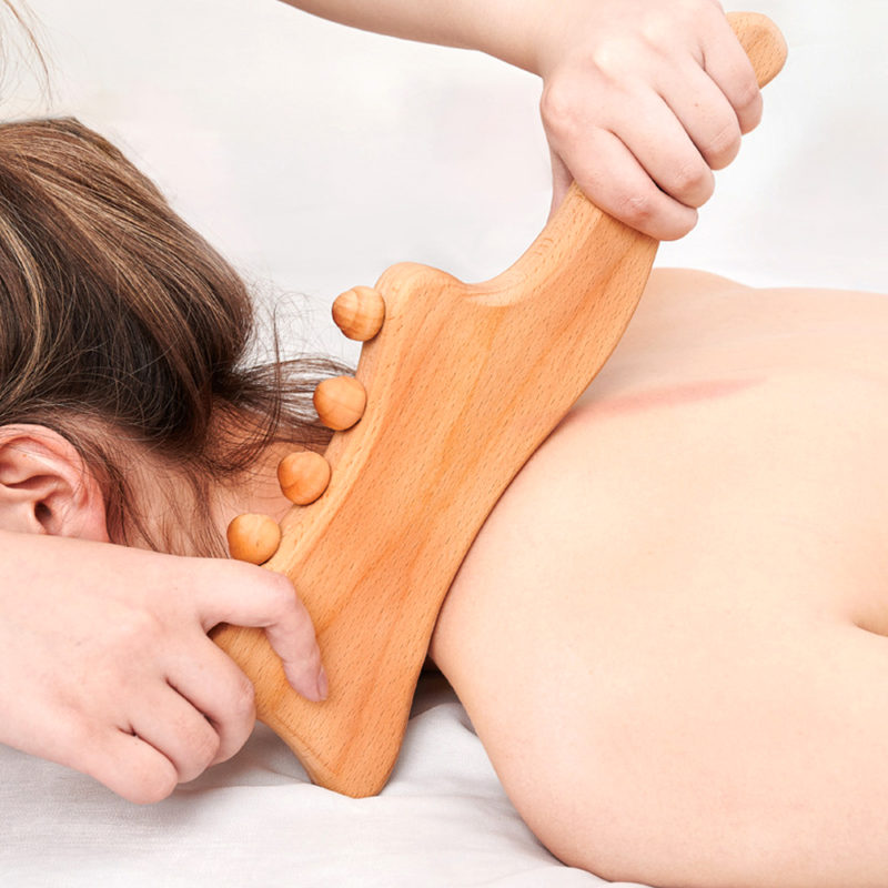 Outils de massage maderothérapie en bois, anticellulite, palette de drainage lymphatique, relaxation – Image 5