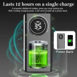 Ponceuse à ongles portable, 35'000 tr/min, rechargeable, kit complet – Image 7