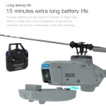 Drone espion C127 2.4G RC, caméra 720P, 6 axes, gyroscope, WiFi, grand angle – Image 9