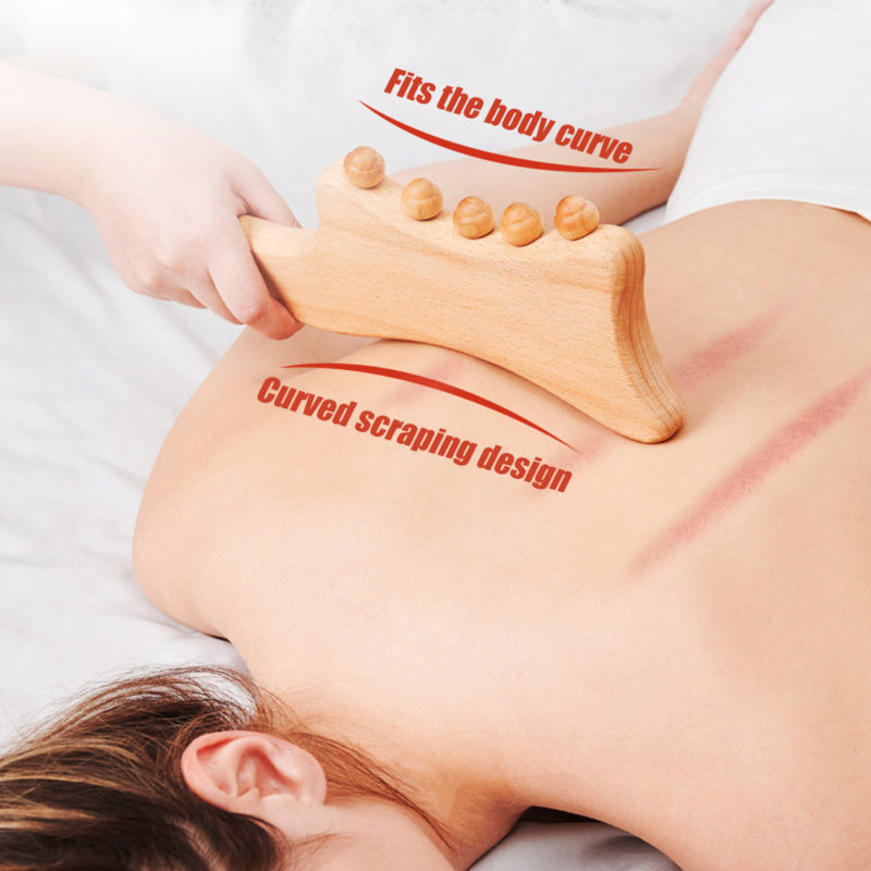 Outils de massage maderothérapie en bois, anticellulite, palette de drainage lymphatique, relaxation – Image 6