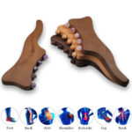 Outils de massage maderothérapie en bois, anticellulite, palette de drainage lymphatique, relaxation – Image 11