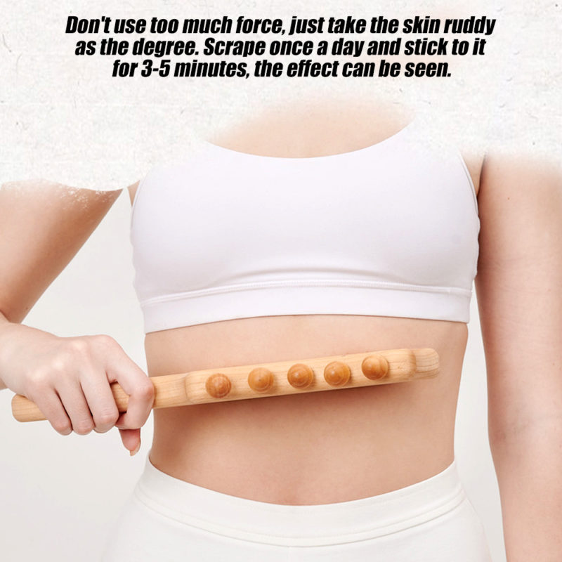 Outils de massage maderothérapie en bois, anticellulite, palette de drainage lymphatique, relaxation – Image 3