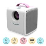 Mini projecteur portable Q2, HD, 1080P, multimédia, 2 haut-parleurs intégrés