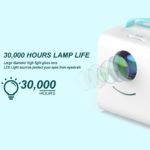 Mini projecteur portable Q2, HD, 1080P, multimédia, 2 haut-parleurs intégrés – Image 4