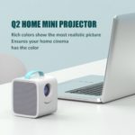 Mini projecteur portable Q2, HD, 1080P, multimédia, 2 haut-parleurs intégrés – Image 5