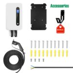 Borne de charge pour voiture électrique EV, câble type 2, IEC 62196-2, niveau 2, 240 V, 7,6 kW, 32A – Image 12