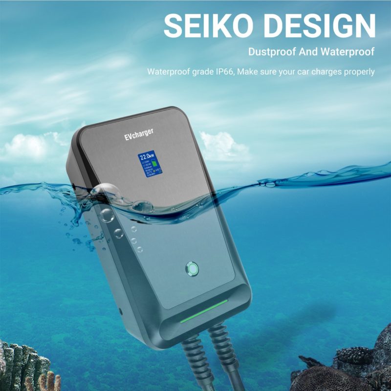 Borne de charge pour voiture électrique EV, monophasé ou triphasé, Type 2 UE – Image 3