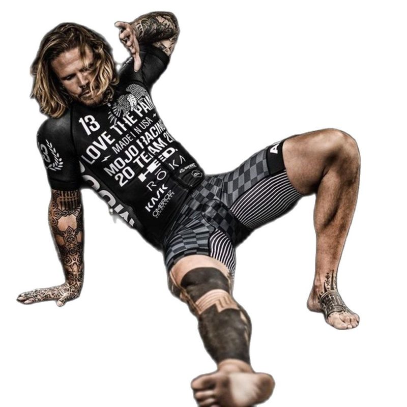Combinaison de cyclisme pour homme, Love The Pain, manches courtes, séchage rapide, résistant à la transpiration – Image 1
