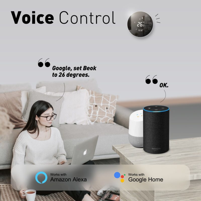 125483-tyf1s5.jpg Thermostat intelligent pour chauffage au sol, WiFi, Alexa, Tuya, Google, standard UE – Image 3