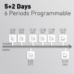 Thermostat intelligent pour chauffage au sol, WiFi, Alexa, Tuya, Google, standard UE – Image 6