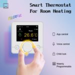 Thermostat intelligent pour chauffage au sol TCR7, Wifi, Alexa, Tuya, Google, standard UE – Image 2