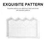 Moule pour béton, ciment, fabrication de clôture de jardin, 42x28x6 cm – Image 3