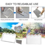 Moule pour béton, ciment, fabrication de clôture de jardin, 42x28x6 cm – Image 5