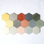 Lot de 5 moules pour béton, ciment, en silicone, carreaux de Terrazzo, panneaux hexagonaux – Image 4