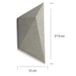 Moule pour béton, ciment, résine, trapèze en silicone 3D, 29x13.5x3.2 cm – Image 3