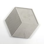 Moule pour béton, ciment, résine, en silicone, Géométrique, 25.5x29.5x2.4 cm – Image 4