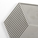 Moule pour béton, ciment, résine, en silicone, Géométrique, 25.5x29.5x2.4 cm – Image 3