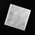 Moule pour béton, ciment, résine, en silicone 3D, forme carré, 16.1x16.1x2.3 cm – Image 6