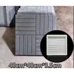 Moule pour béton, ciment, fabrication de pavés carrés 3D, antidérapant, 40x40x3.5 cm