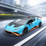 Voiture de sport RC 2.4G, Lamborghini Huracan STO, 1:14, 8.2km/h, Collection – Image 6