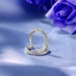 Boucles d'oreilles en diamant Moissanite, en Argent 925, 7.5Ct, certificat GRA – Image 2