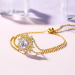 Bracelet en diamant Moissanite, en Argent 925, 1Ct, 25 cm, certificat GRA – Image 4