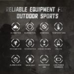 Montre numérique de sport pour homme, étanche à 50 m, altimètre, baromètre, boussole – Image 9