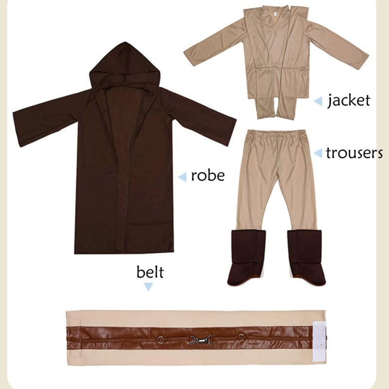 Costume de Jedi pour enfant, Star Wars, Anakin Skywalker, 4 pièces – Image 5