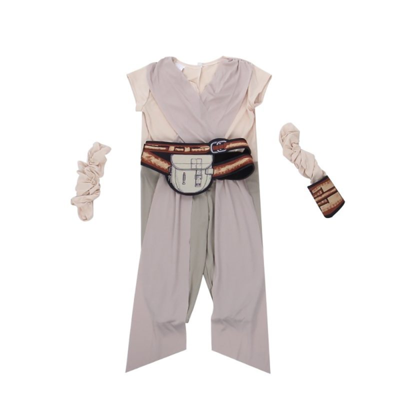 Costume de Jedi pour enfant, Star Wars, Rey, 4 pièces – Image 3