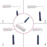 Rouleau de peinture décoratif en caoutchouc, gaufrage, imitation pierre, professionnel, 2205TS – Image 5