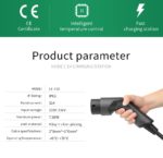 Borne de charge pour voiture électrique EV, câble type 2, IEC 62196-2, niveau 2, 240 V, 7,6 kW, 32A – Image 5