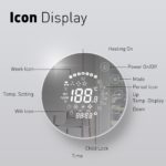 Thermostat intelligent pour chauffage au sol, WiFi, Alexa, Tuya, Google, standard UE – Image 5