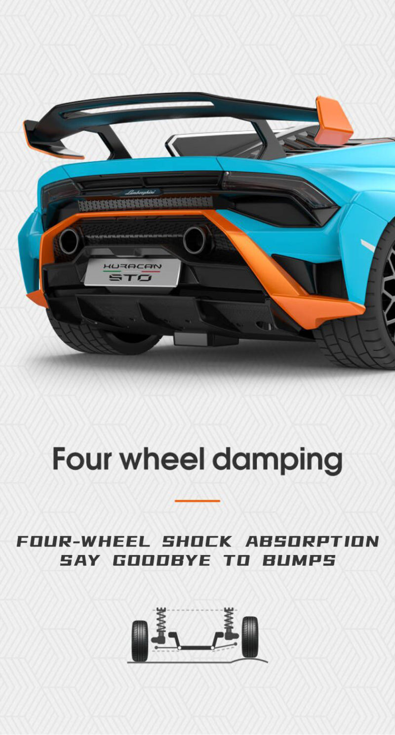 Voiture de sport RC 2.4G, Lamborghini Huracan STO, 1:14, 8.2km/h, Collection – Image 8