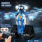 Blocs de construction motorisés et techniques, Robot télécommandé avec led, 369 pièces – Image 4