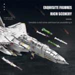 Blocs de construction d’avion de combat, USA F-15E, grande taille, compatible LEGO – Image 4