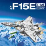 Blocs de construction d’avion de combat, USA F-15E, grande taille, compatible LEGO – Image 2