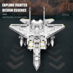 Blocs de construction d’avion de combat, USA F-15E, grande taille, compatible LEGO – Image 5