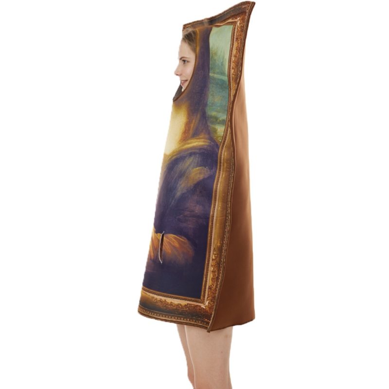 129160-n7sor7.jpg Costume Mona Lisa, combinaison unisexe en éponge, taille unique – Image 4