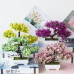 Bonsaï, plante artificielle, petit arbre, décoration