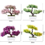Bonsaï, plante artificielle, petit arbre, décoration – Image 6