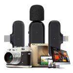 Lot de 2 microphones Lavalier sans fil, avec boîte de chargement portable, Plug-and-Play, iOS et Android – Image 2